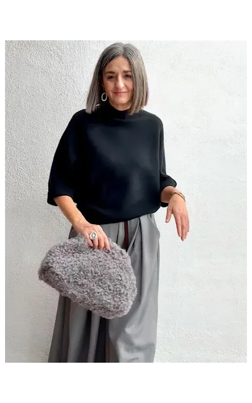 Pantalones Palazzo Gris