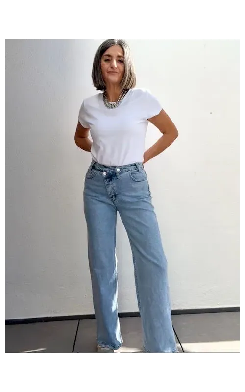 Pantalones Cintura Cruzada