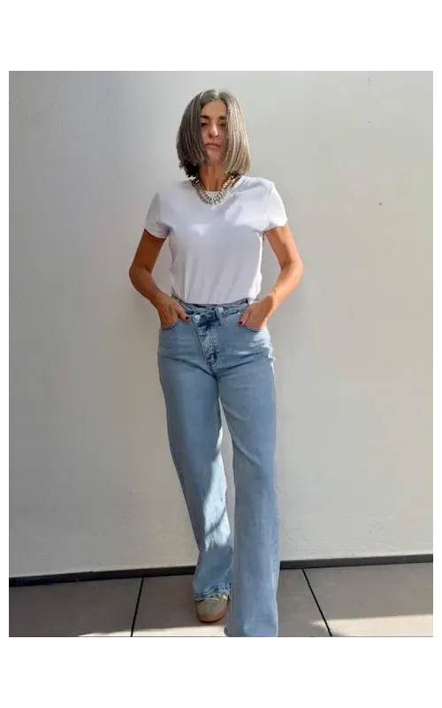 Pantalones Cintura Cruzada