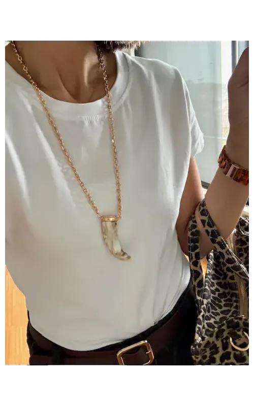 Collar Cuerno Dorado