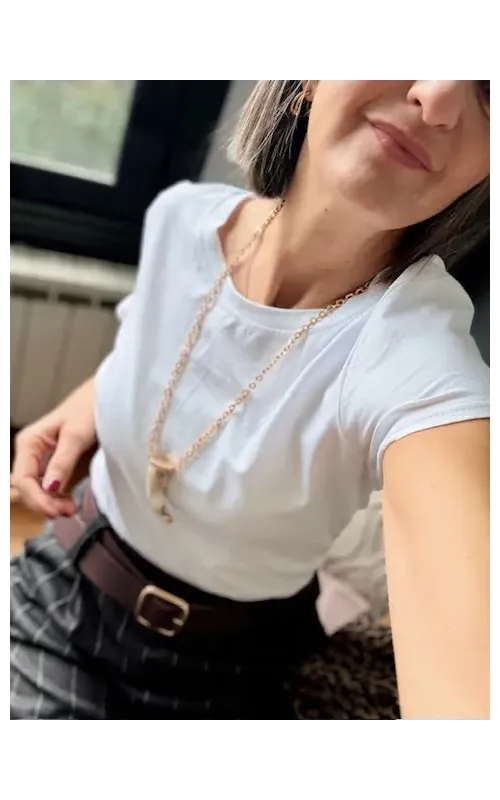 Collar Cuerno Dorado