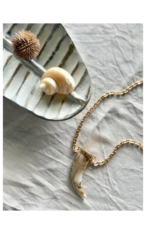 Collar Cuerno Dorado