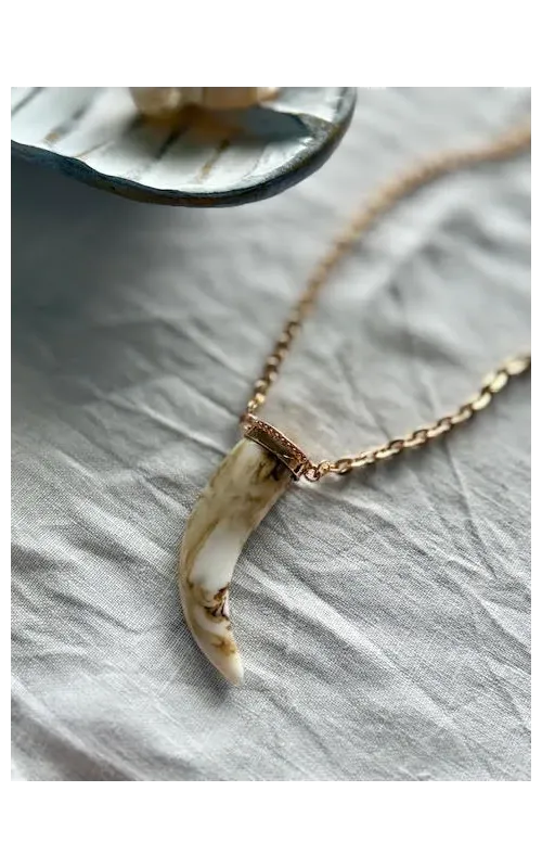 Collar Cuerno Dorado