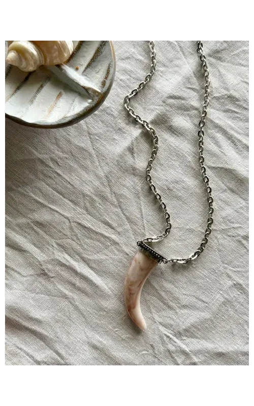 Collar Cuerno Plata