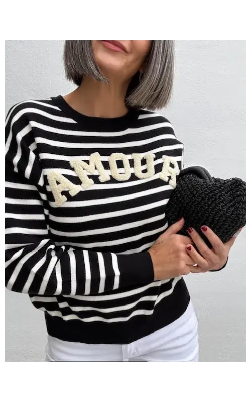 Jersey  Amour Raya N/B