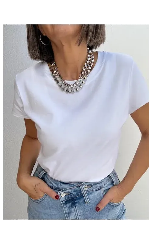 Gargantilla Red Plateada