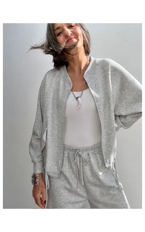 Bomber  Athleisure Gris