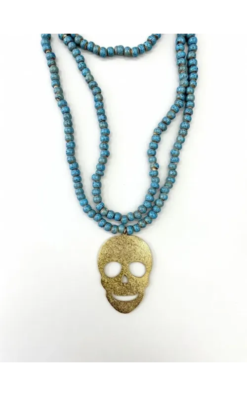 Collar Bolas Skull