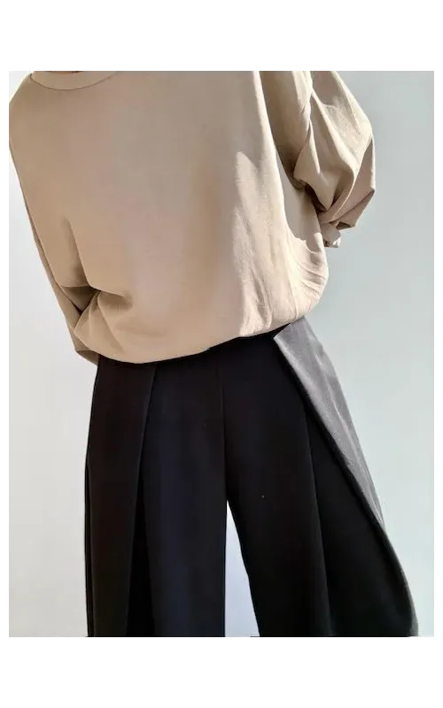 Pantalones Pinzas Susi Negro