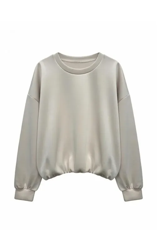 Sudadera Globo Susi Beige