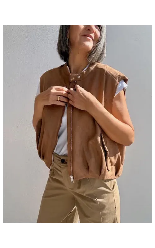 Chaleco Antelina Camel