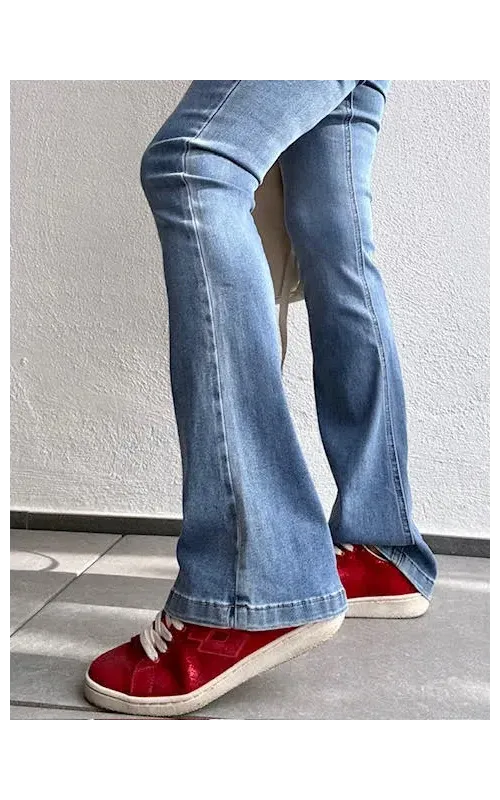 Pantalones Tejanos Flare