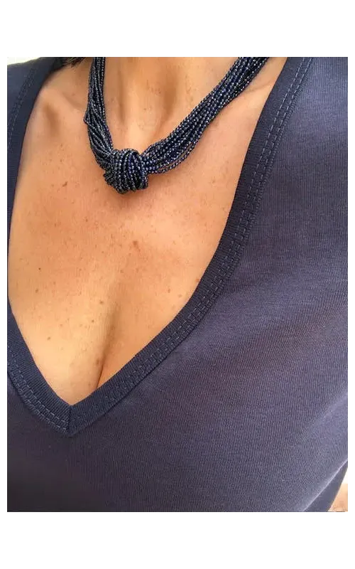 Gargantilla Alondra Marino