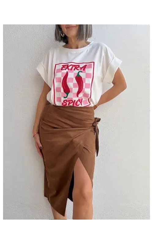 Falda Antelina Pareo