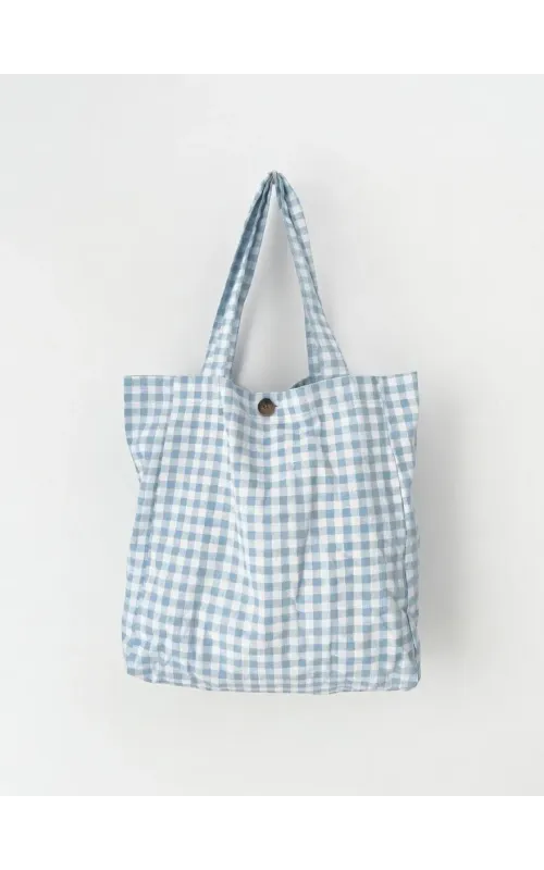 Bolsa Loneta Vichi Celeste