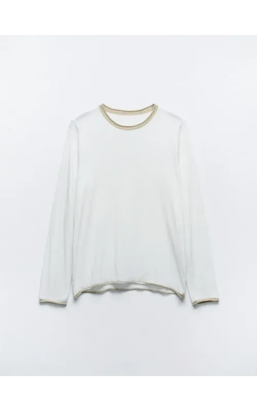 Jersey Rebordea Blanco