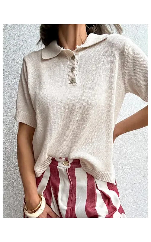 Polo Punto Beige