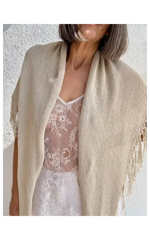 Top Blonda Beige