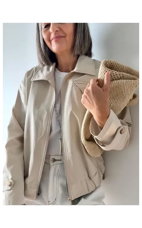 Chaqueta Serafina Crudo