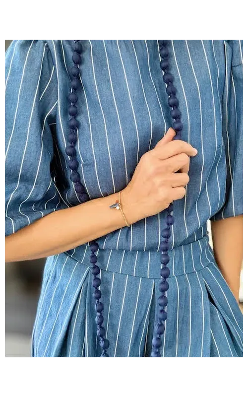 Pulsera Cuerno Azul