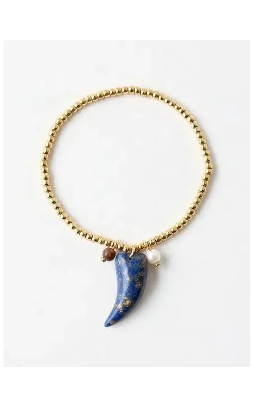 Pulsera Cuerno Azul