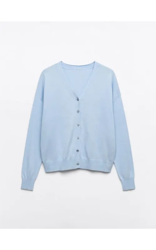 Chaqueta Laia Primavera Celeste
