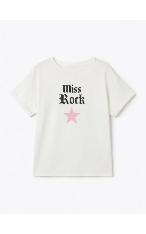 Camiseta Miss Rock