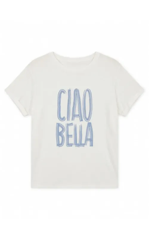 Camiseta Ciao Bella Celeste