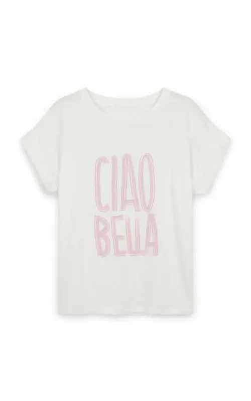 Camiseta Ciao Bella Rosa