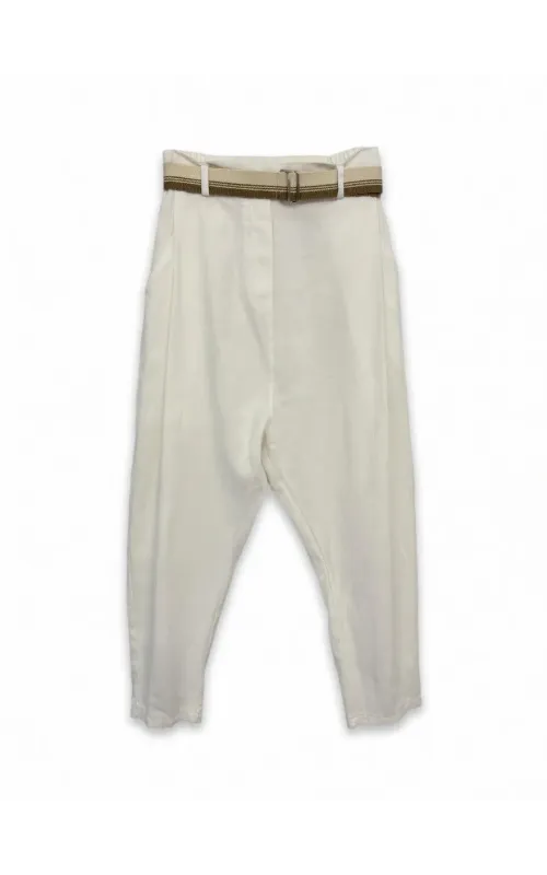 Pantalón Baggy Blanco