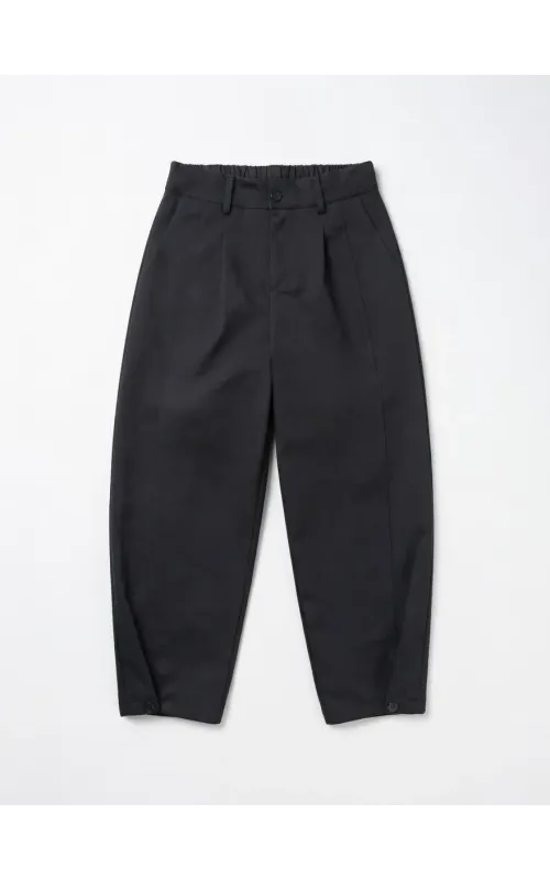 Pantalón Bombacho Botón Negro