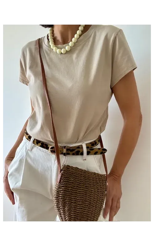 Cinturón Pelo Print