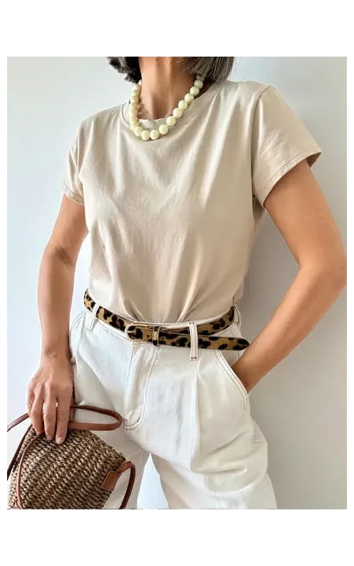 Cinturón Pelo Print