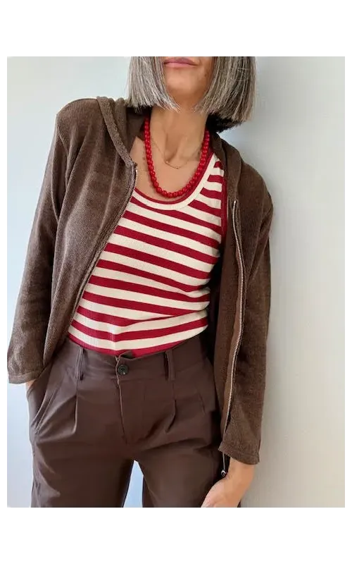 Chaqueta Capucha Choco