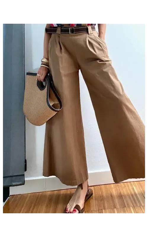 Pantalones Loren Camel
