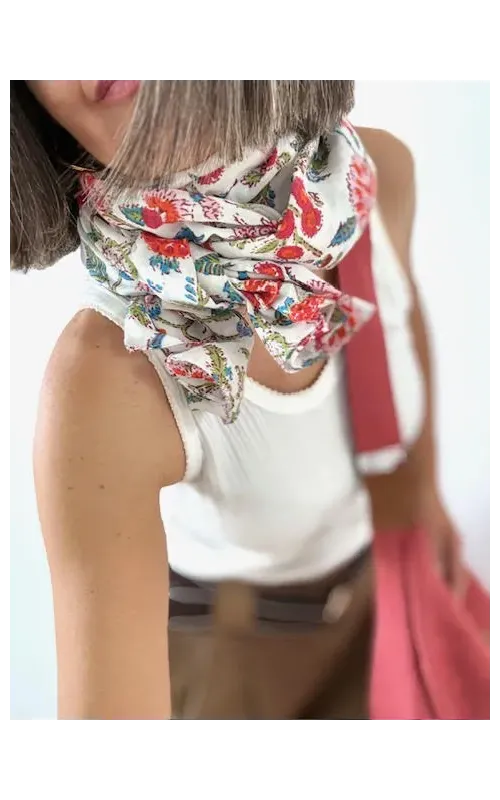 Fular Flores Calidos