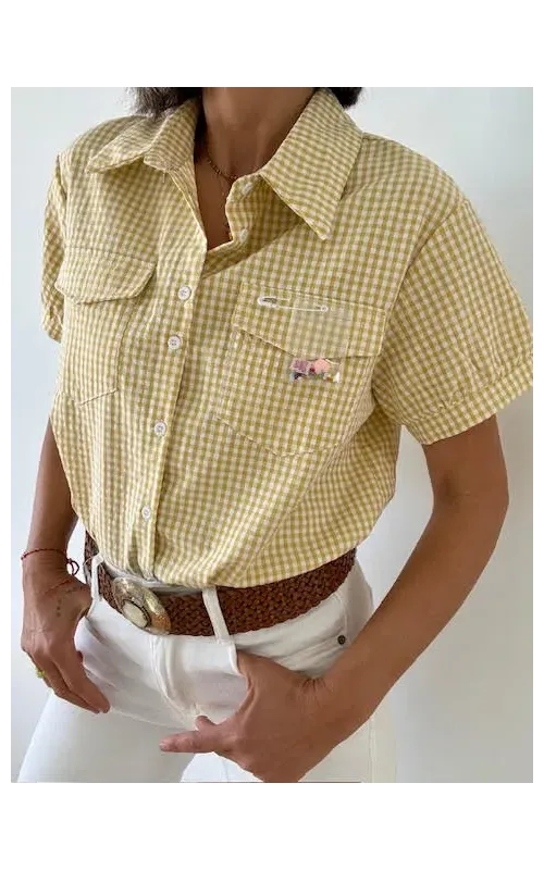 Blusa Arcoiris Amarillos Ocre