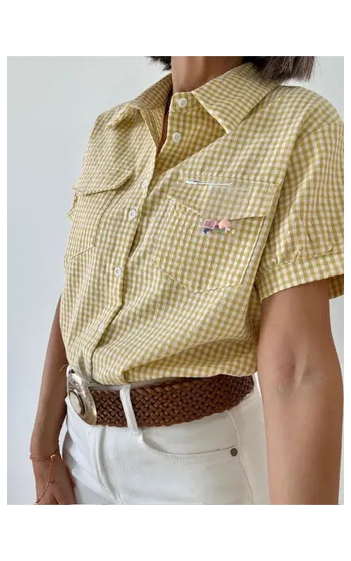 Blusa Arcoiris Amarillos Ocre