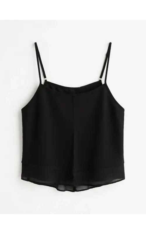Top Tencel Negro