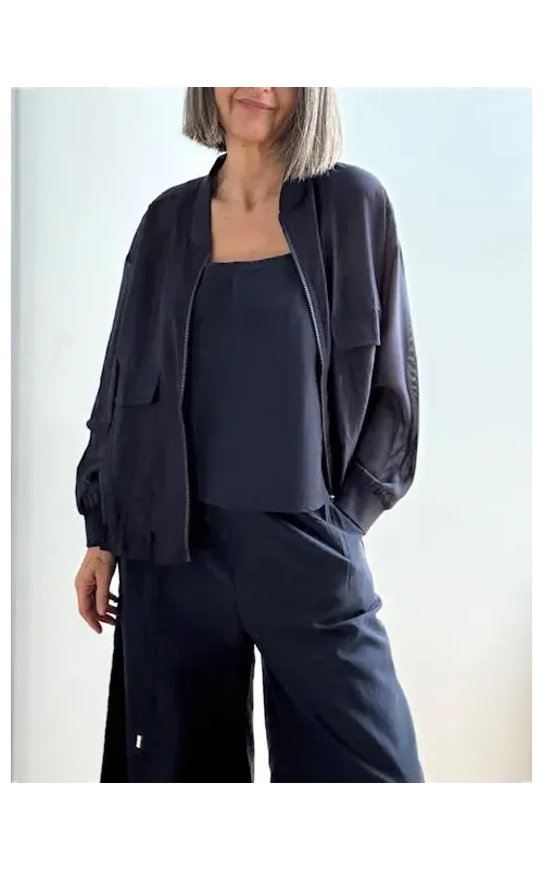 Bomber Tencel Marino