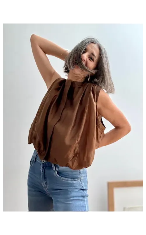 Top Volumen Tencel Tofe