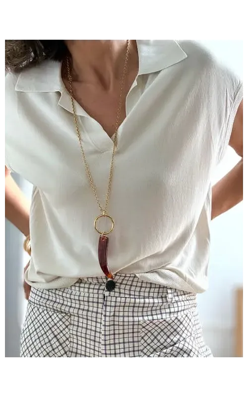 Polo Graciela Beige