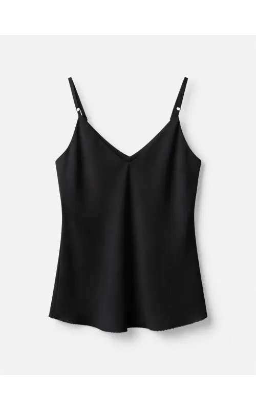 Top Satinado Vainilla