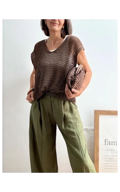 Pantalones Bombacho Pilar Verde