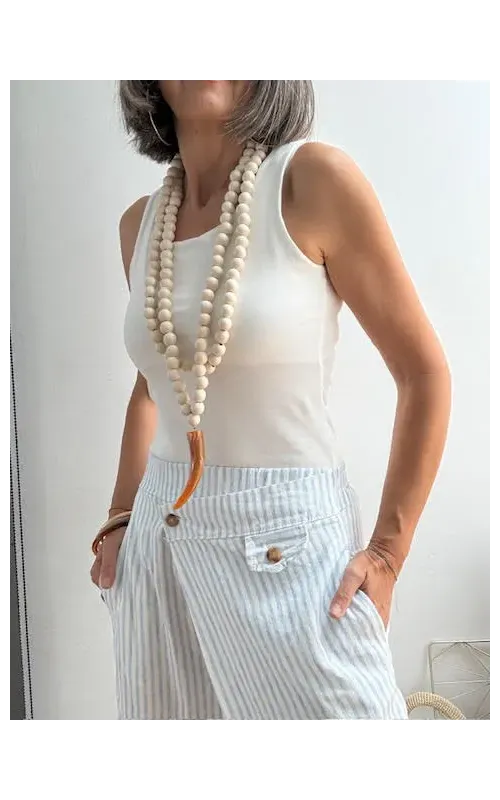 Pantalones Cruzado Celeste