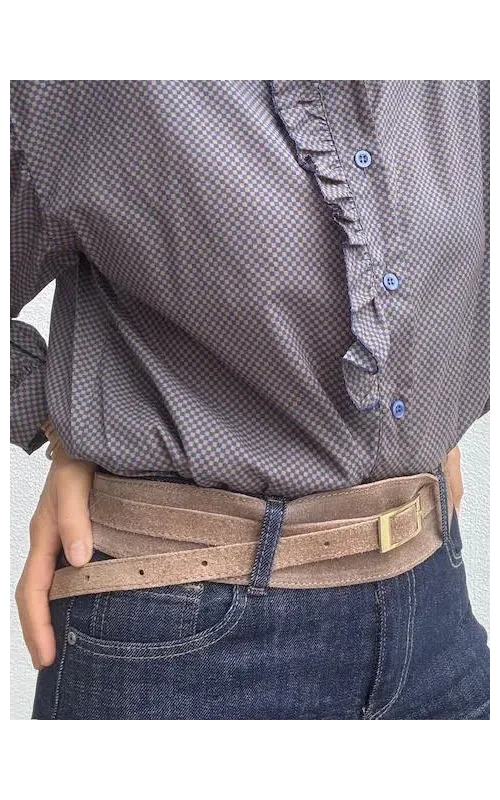 Cinturón Fajín Ante