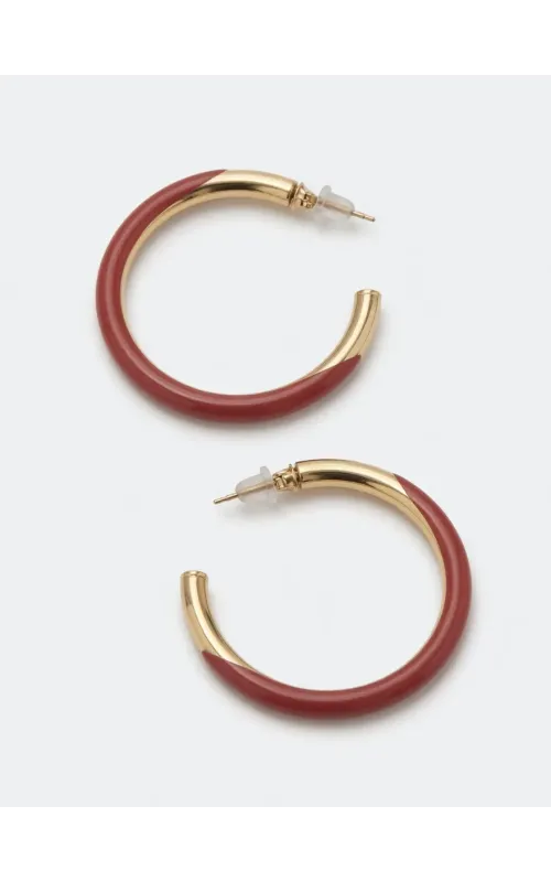 Pendientes Aros Lacados