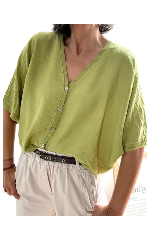 Rebeca Oversize de Botones Lima