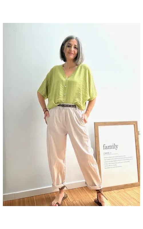 Pantalones Ligero Trevi Beige