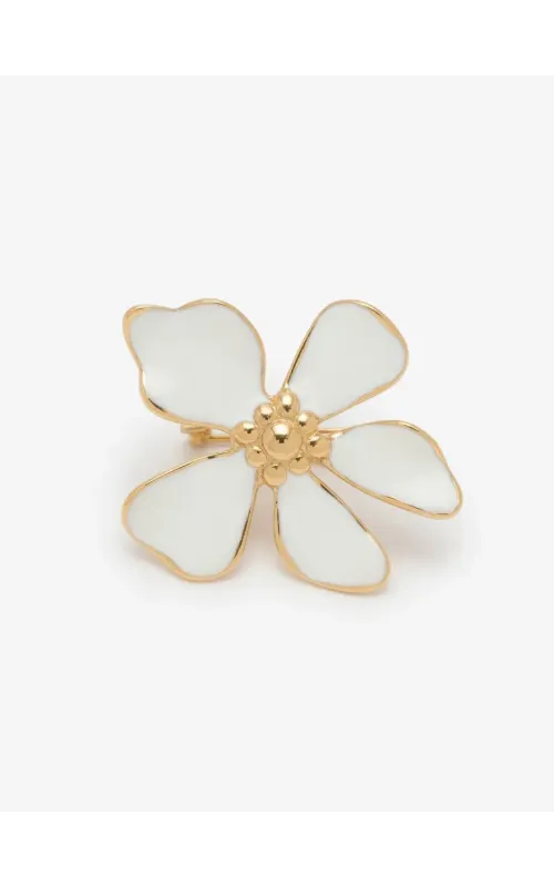 Anillo Flor Lacada
